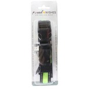 Wholesale - BLACK/GREEN LARGE LED DOG COLLAR C/P 48, UPC: 815592022916